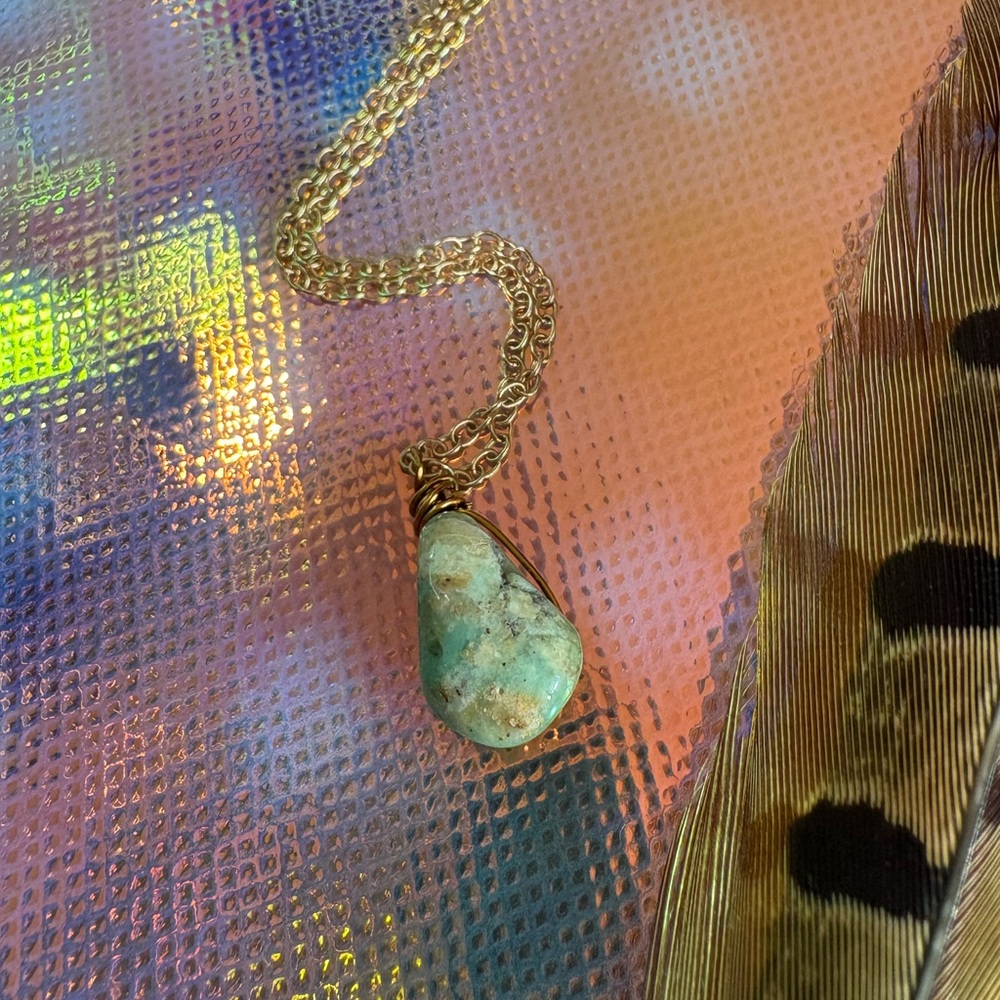 Boulder Opal Pendant Necklace